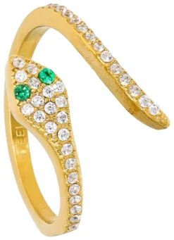 Ring - Zirkonia Snake