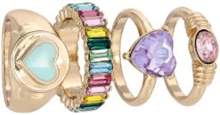 Ring-Set - Shiny Rainbow