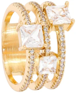 Ring - Sparkling Squares