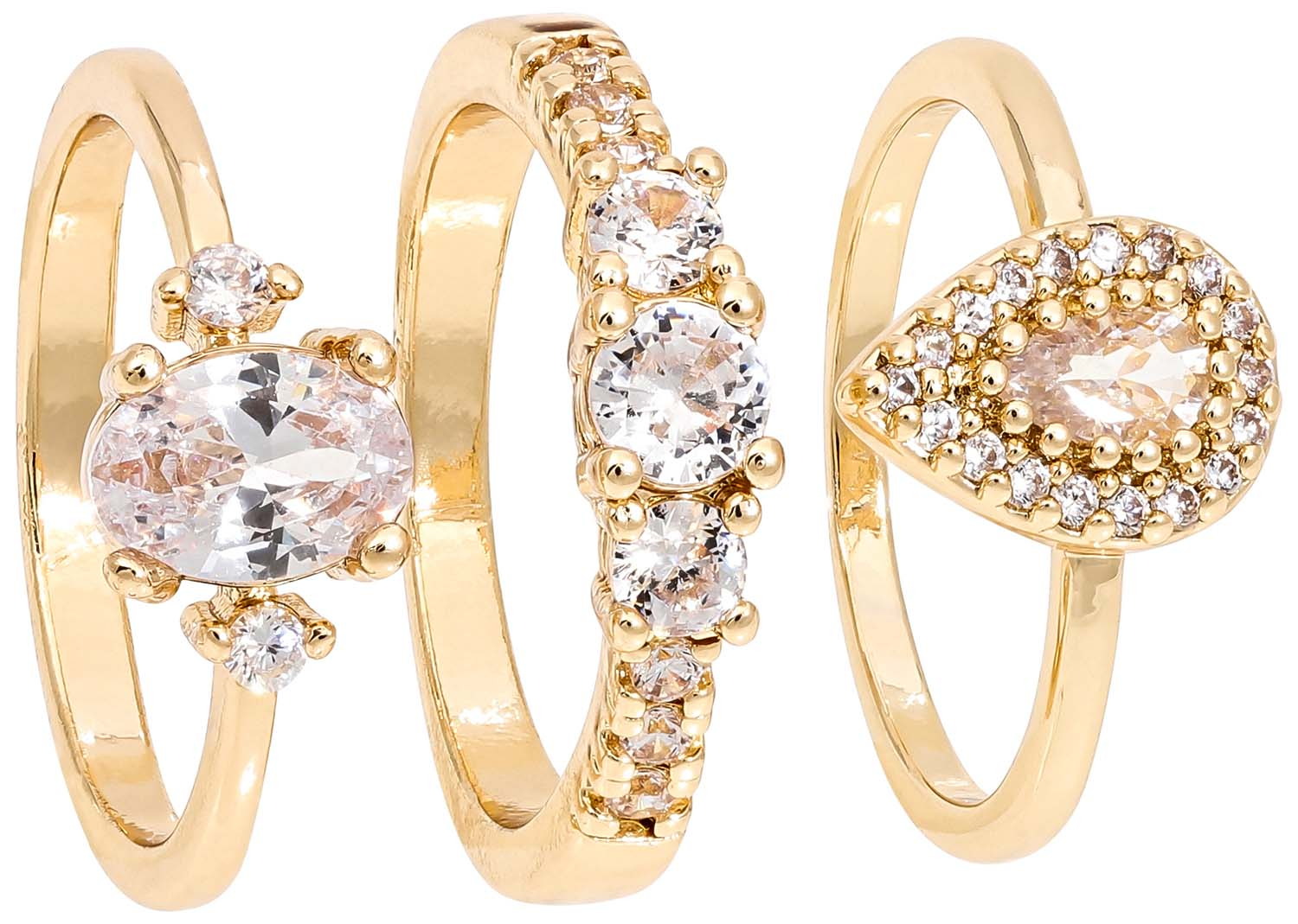 Ring-Set - Royal Zirkonia