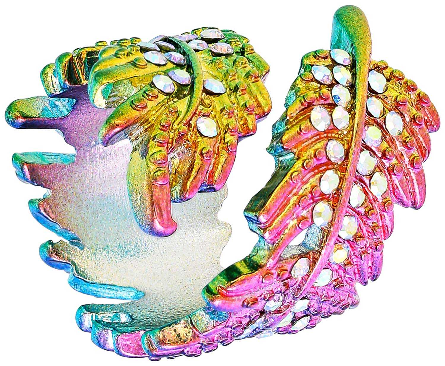 Ring - Rainbow Feather