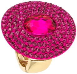 Ring - Oval Magenta