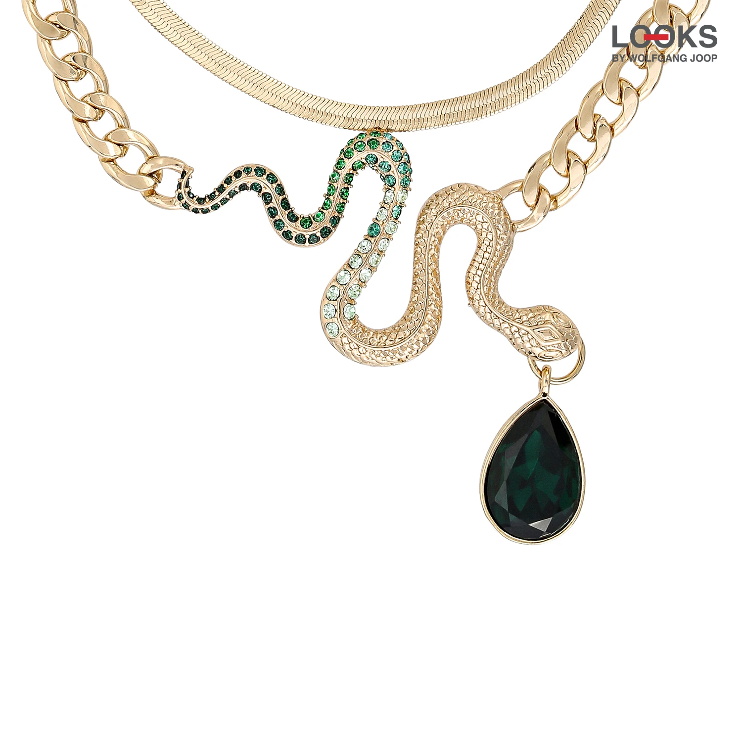 Ketten-Set - Diamond Snake