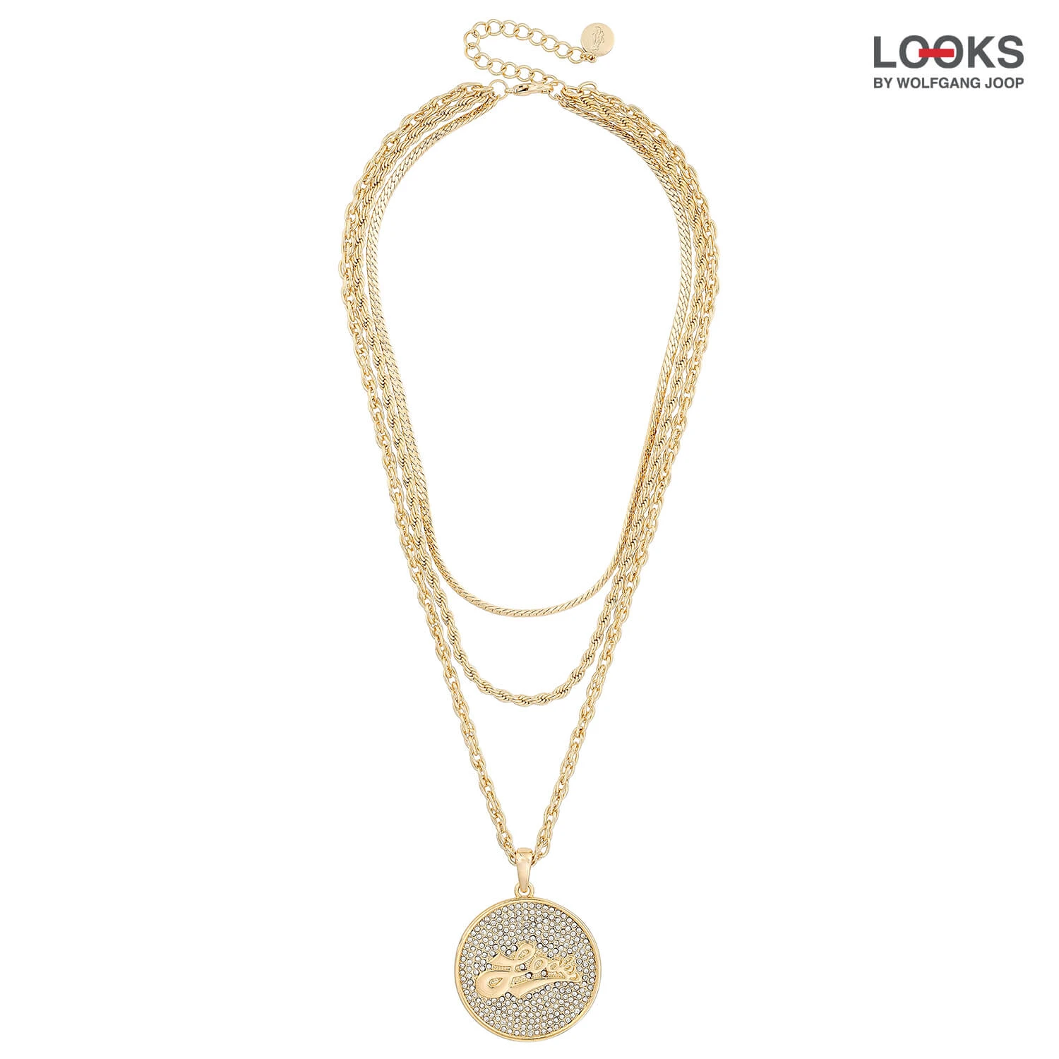 Layering Kette - Sparkling Circle – Bild 2