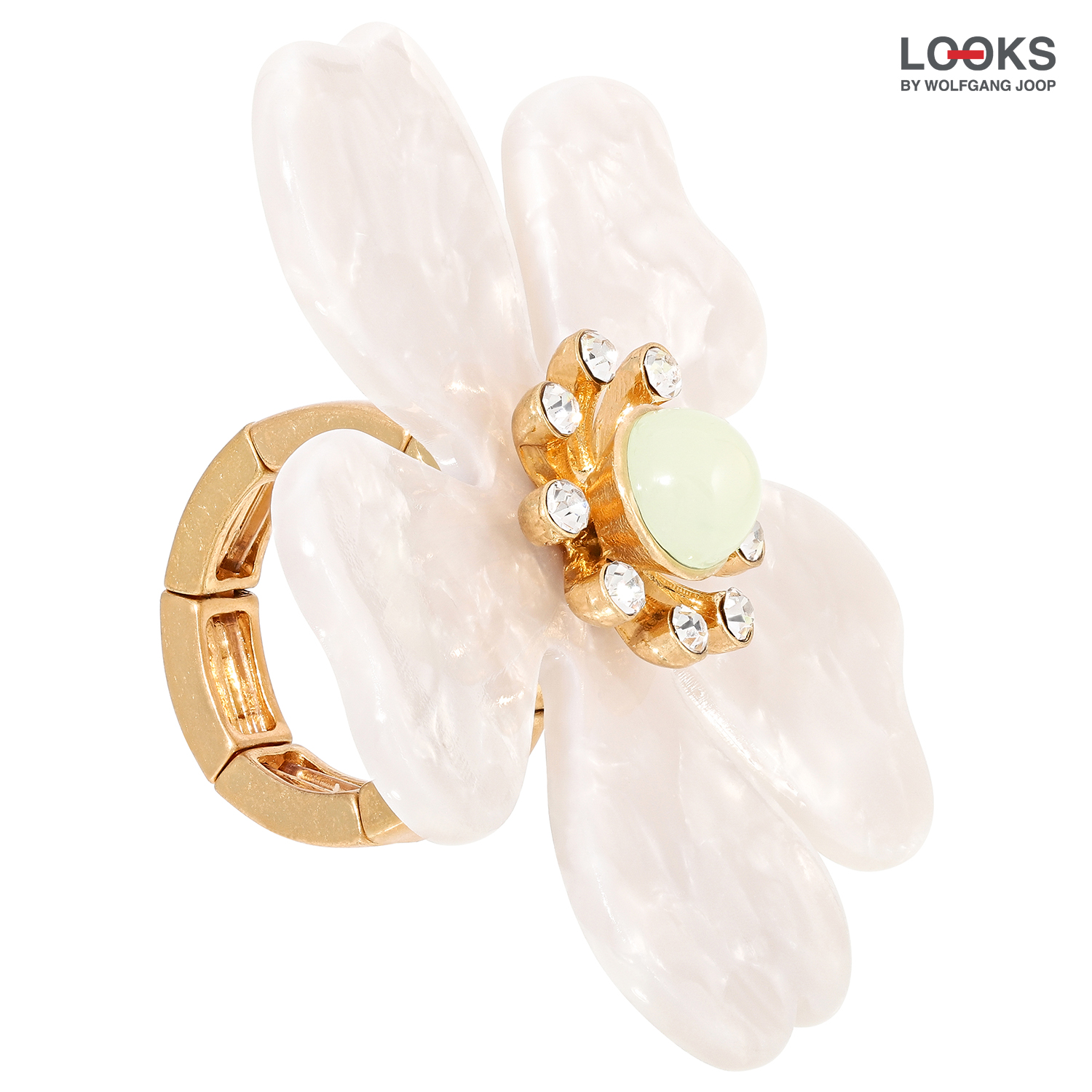 Ring - Marble Flower