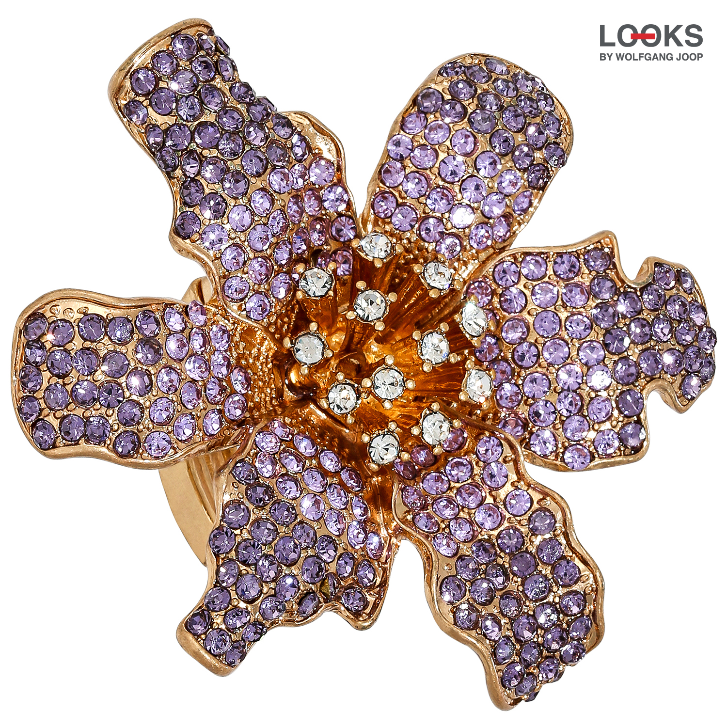 Ring - Purple Flower