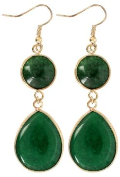 Ohrhänger - Green Agate