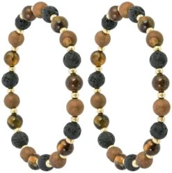 Armband-Set - Lava Stone