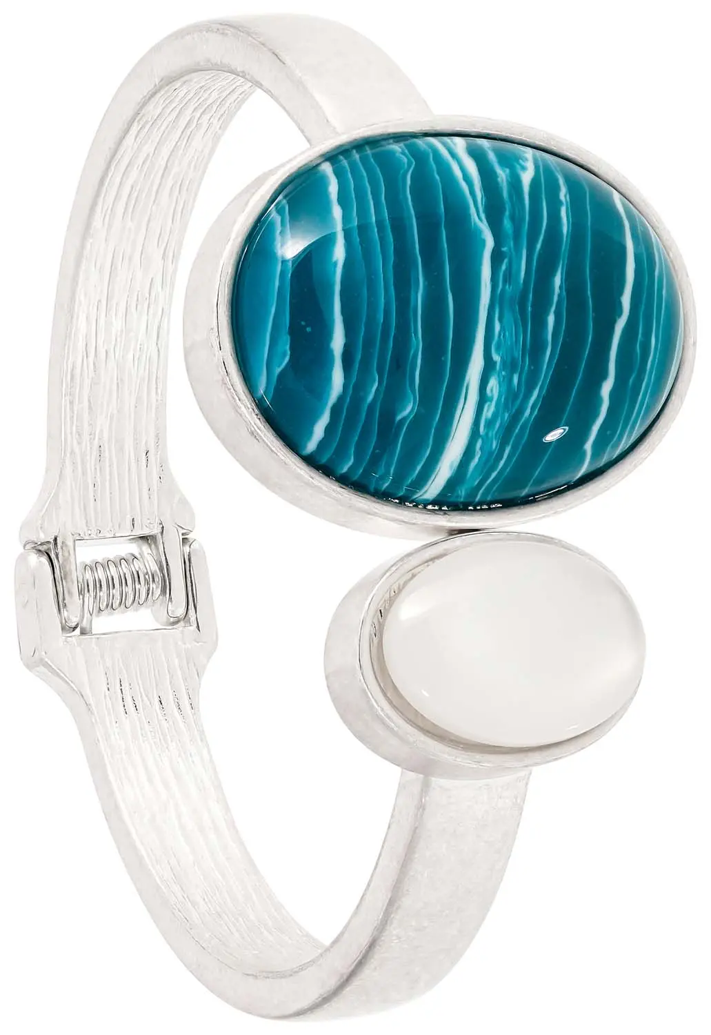 Armreif - Oval Amazonite