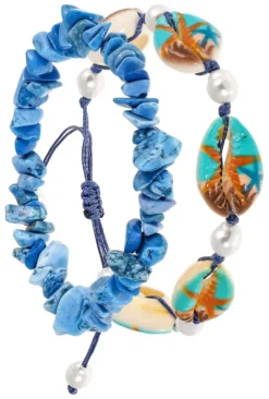 Armband-Set - Blue Howlith