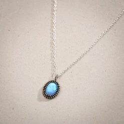 Kette - Blue Opal