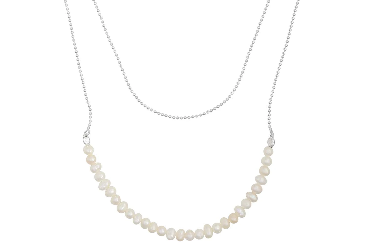 Layering Kette - Shimmering Pearl