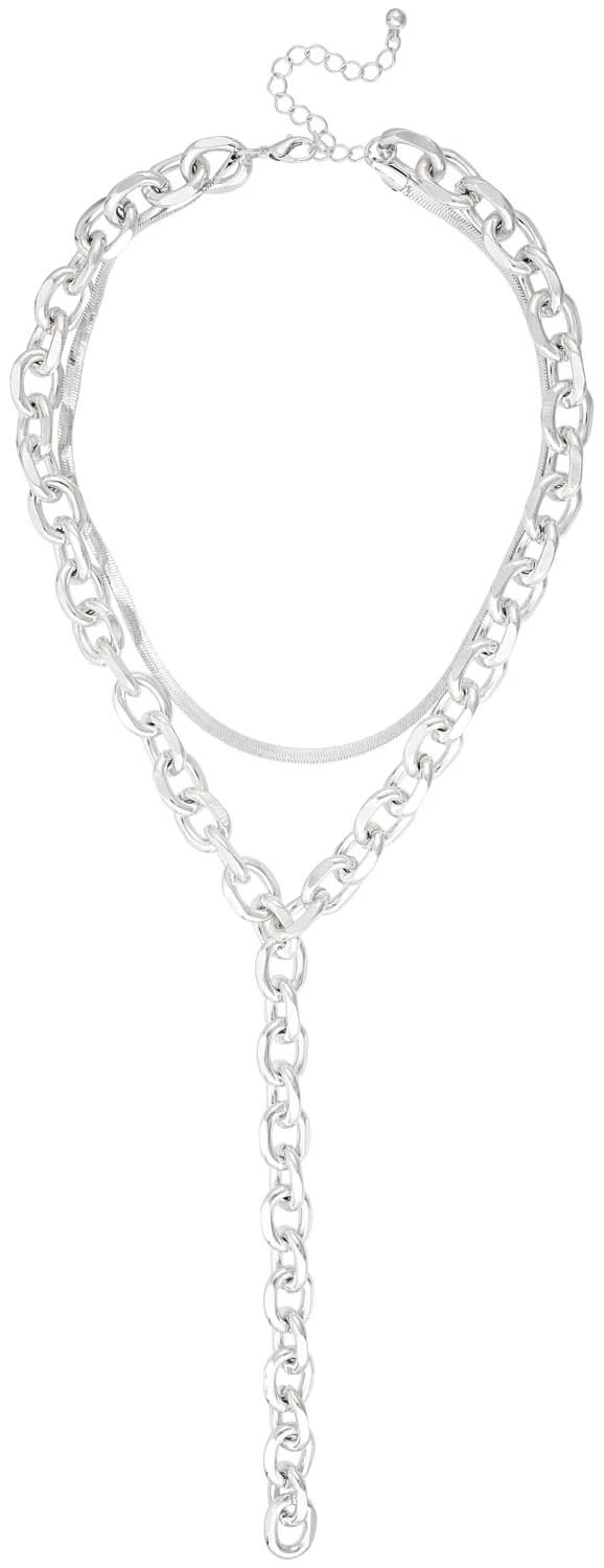 Layering Kette - Pretty Silver – Bild 2