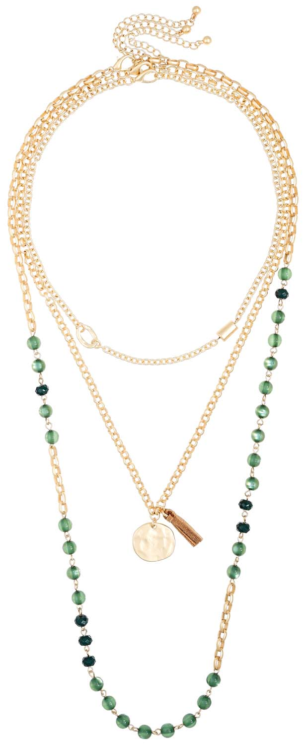 Ketten-Set - Matt Gold – Bild 2