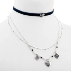 Ketten-Set - Blue Edelweiß