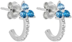 Creolen - Blue Triangles