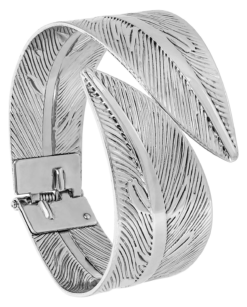 Armreif - Silver Leaf