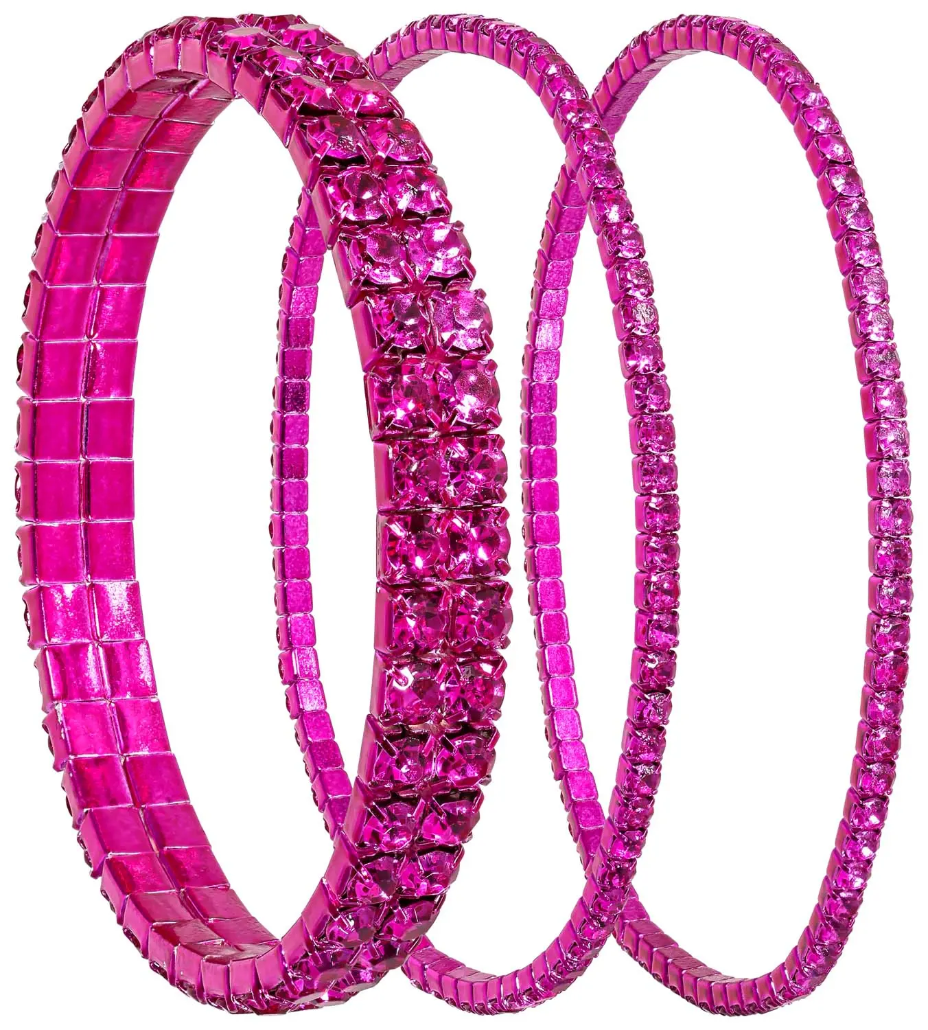 Armband-Set - Shining Fuchsia