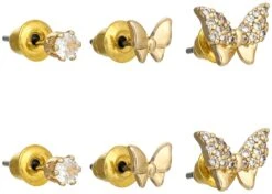 Ohr-Set - Golden Butterfly