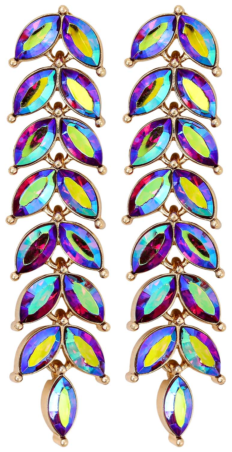 Ohrstecker - Rainbow Leaves