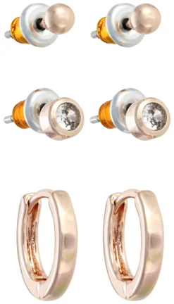 Ohr-Set - Rosé Zirkonia