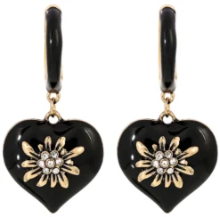 Creolen - Black Edelweiß